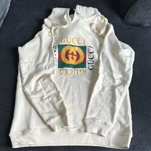 Gucci Ivory Knit Hoodie